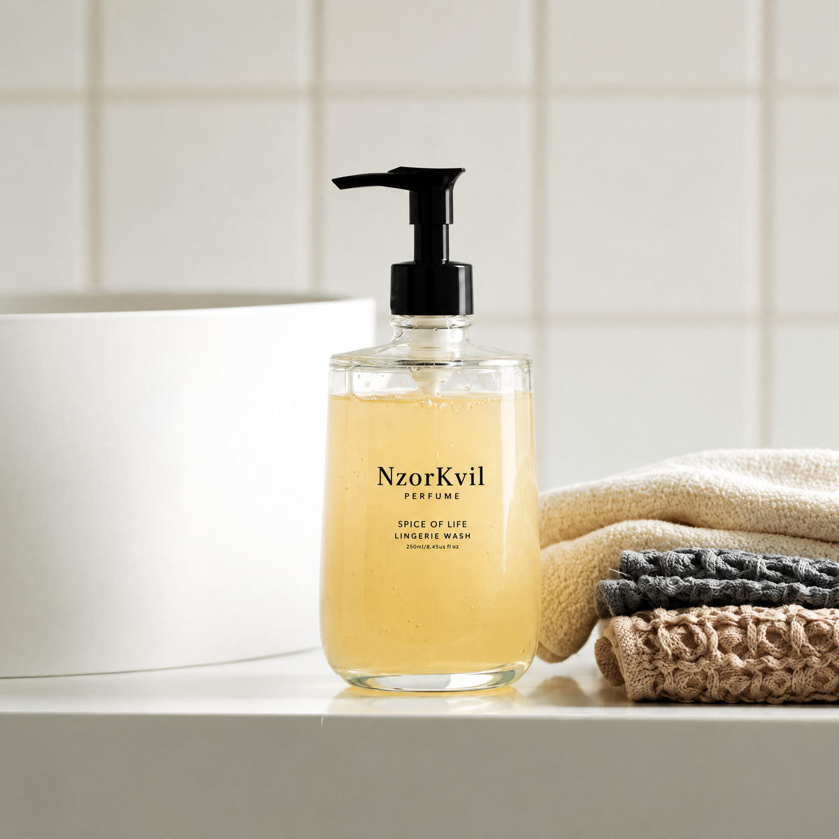 NzorKvil Spice of Life Lingerie Wash – Scented Laundry Detergent for Underwear & Delicates