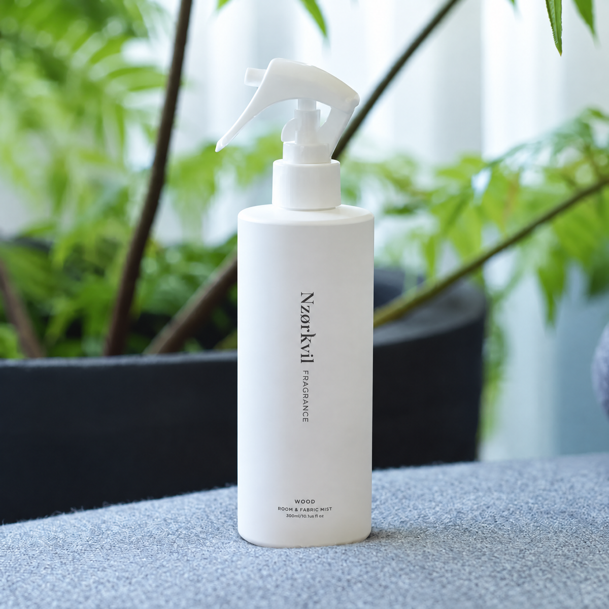 NzorKvil Wood Room & Fabric Spray – Woody-Scented Linen Mist for Home Textiles